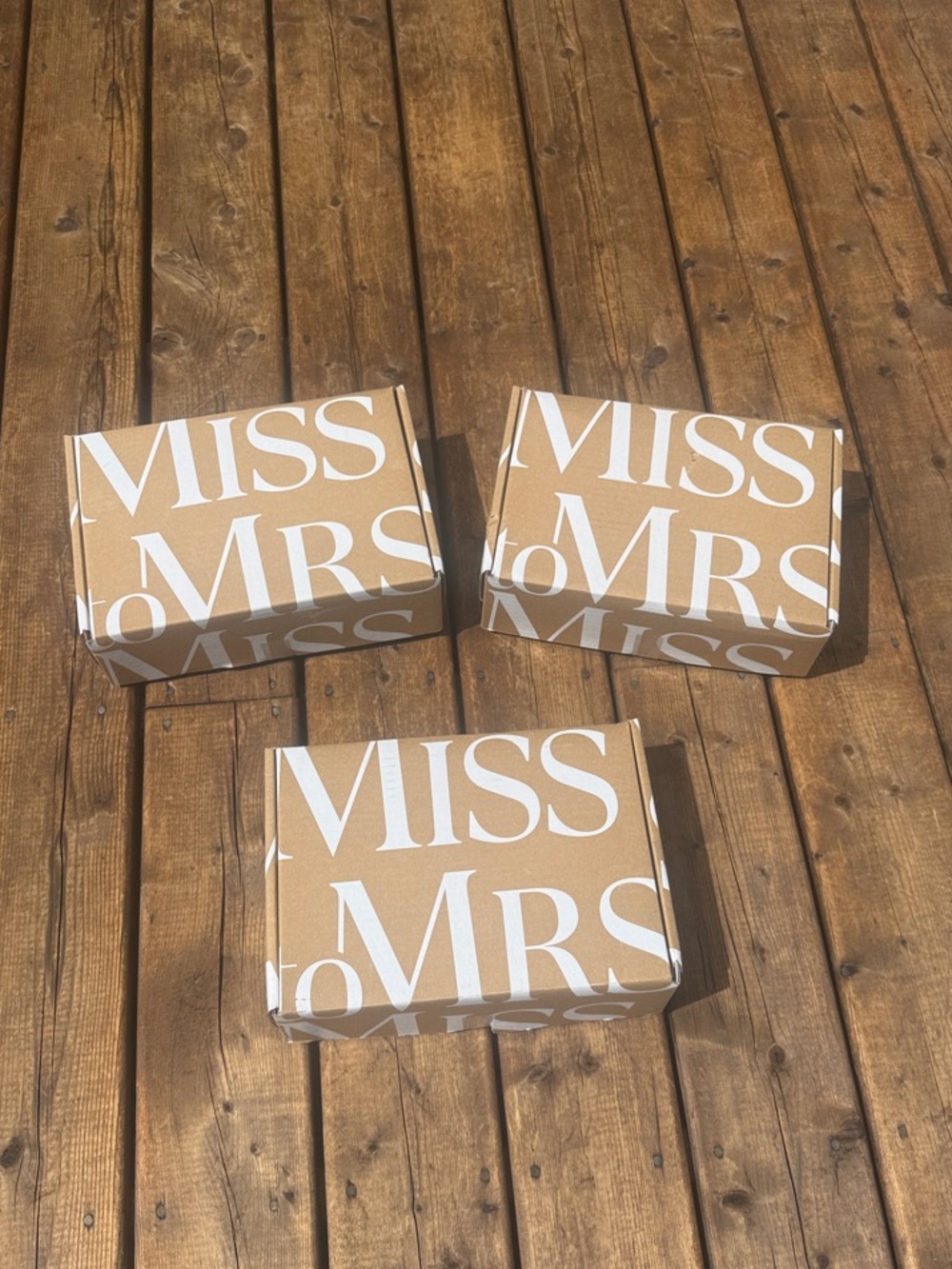 MISS TO MRS Boxes-GUC-NWT items